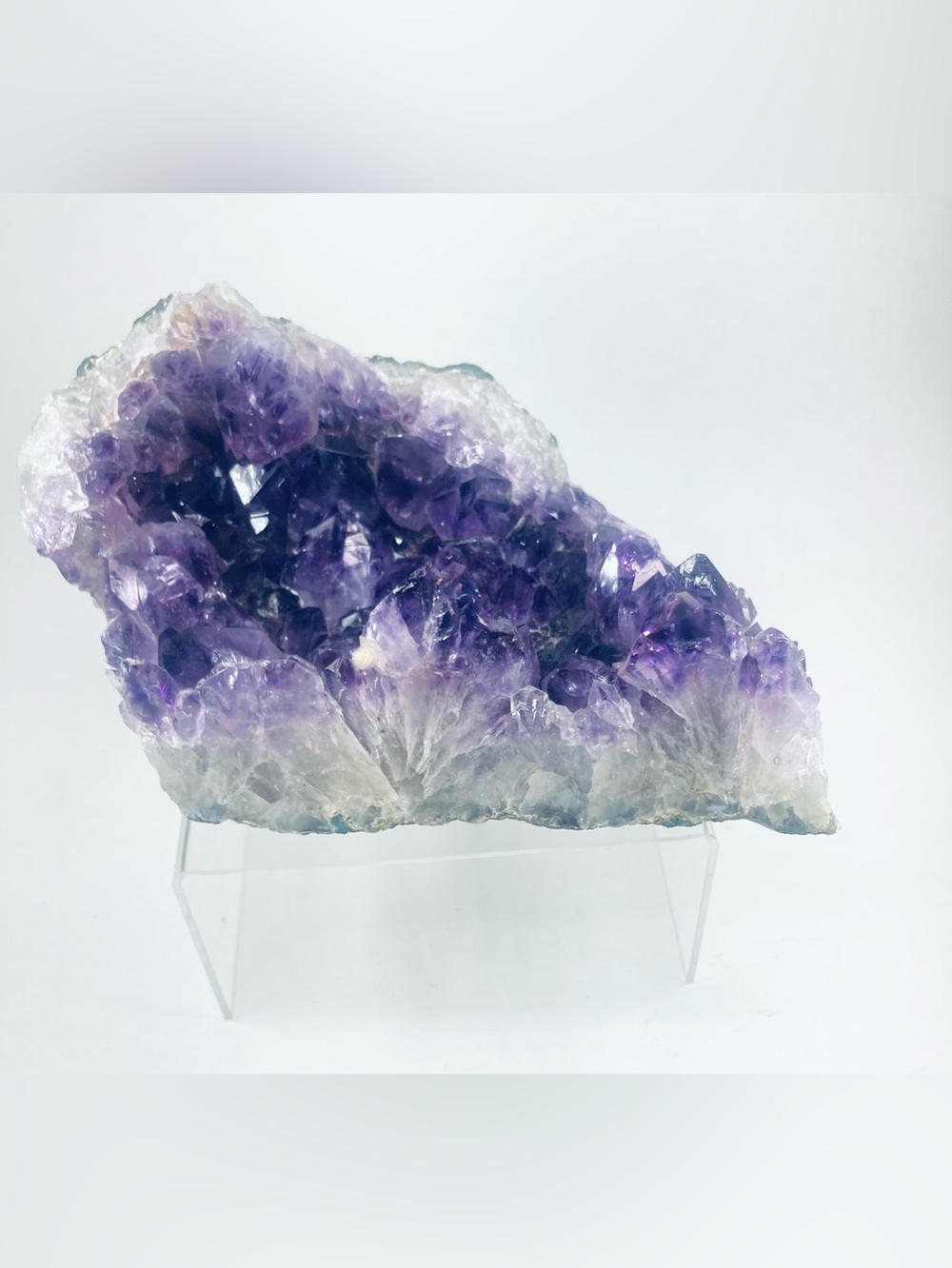 BEAUTIFUL Natural Amethyst Purple Crystal Display Cluster Geode 7"x5"x3" 3.1lb